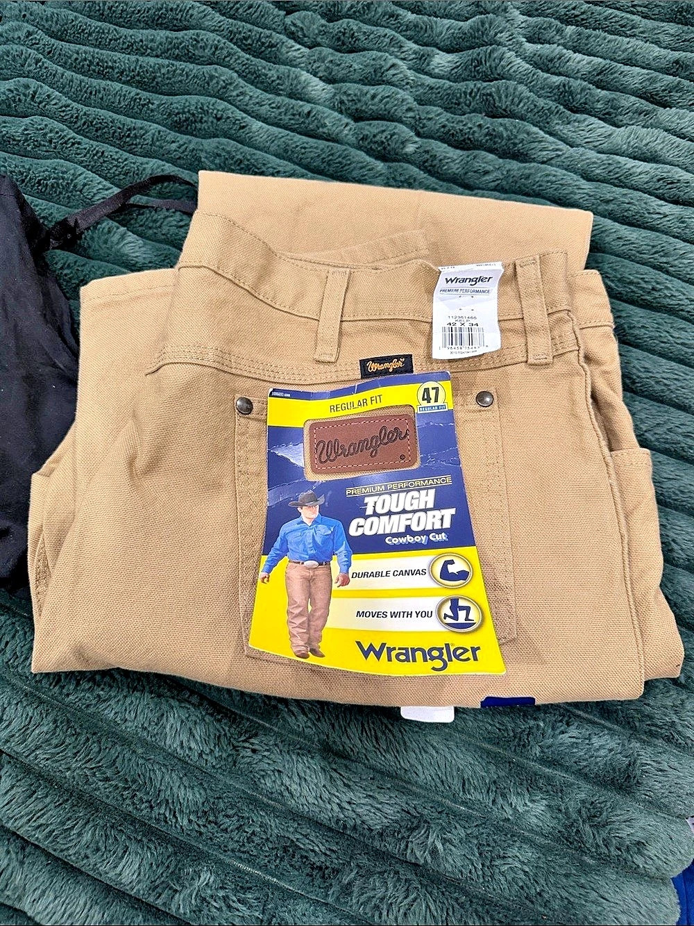 Wrangler Tough Comfort Cargo Brown Waist 42